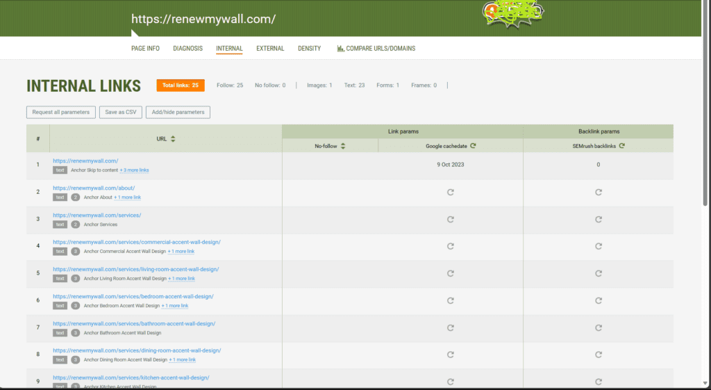 Internal Linking RenewMyWall